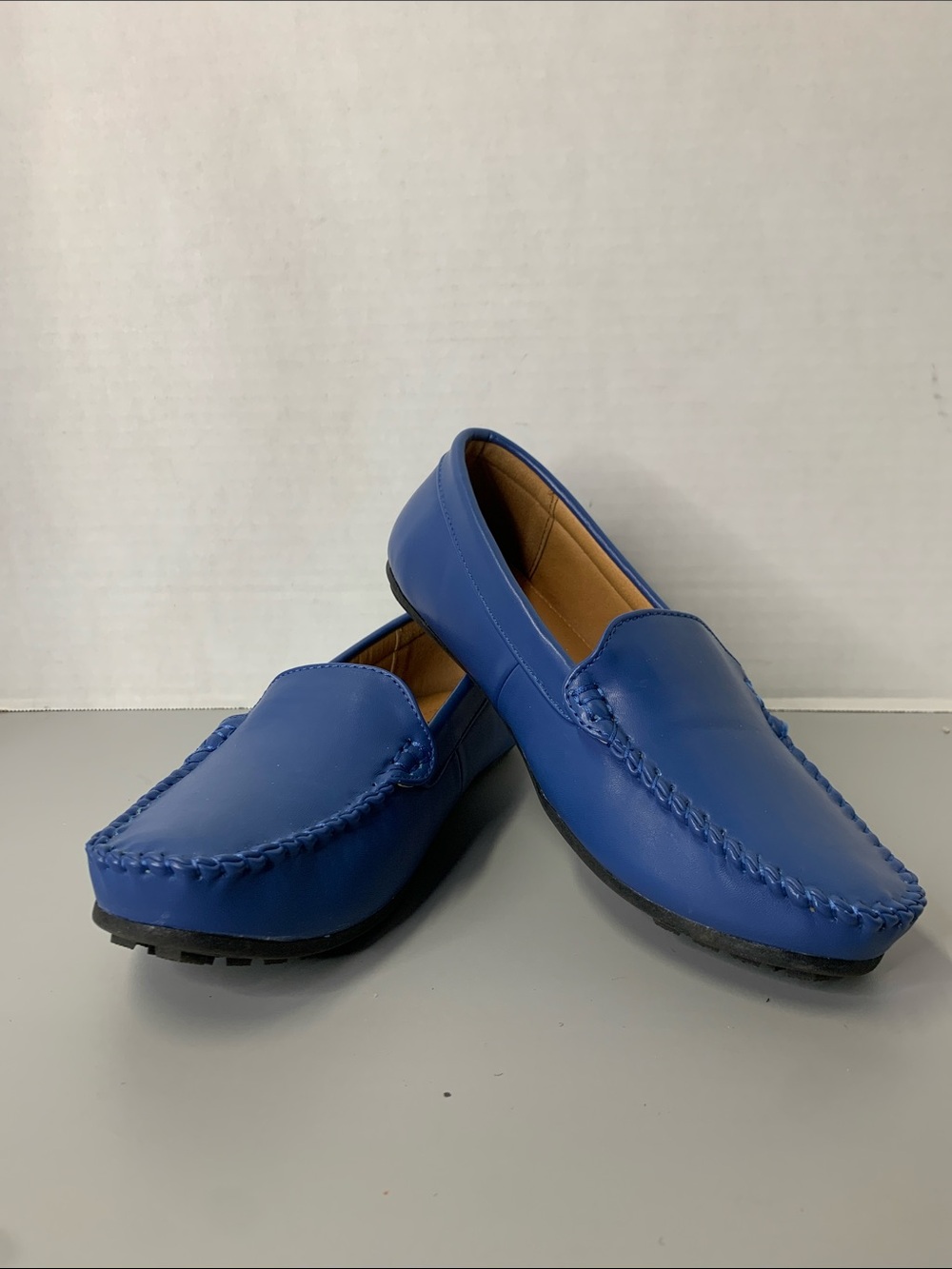 Comfortview Blue Slip-On Moccasin Loafers for Women Size 7 1/2 W